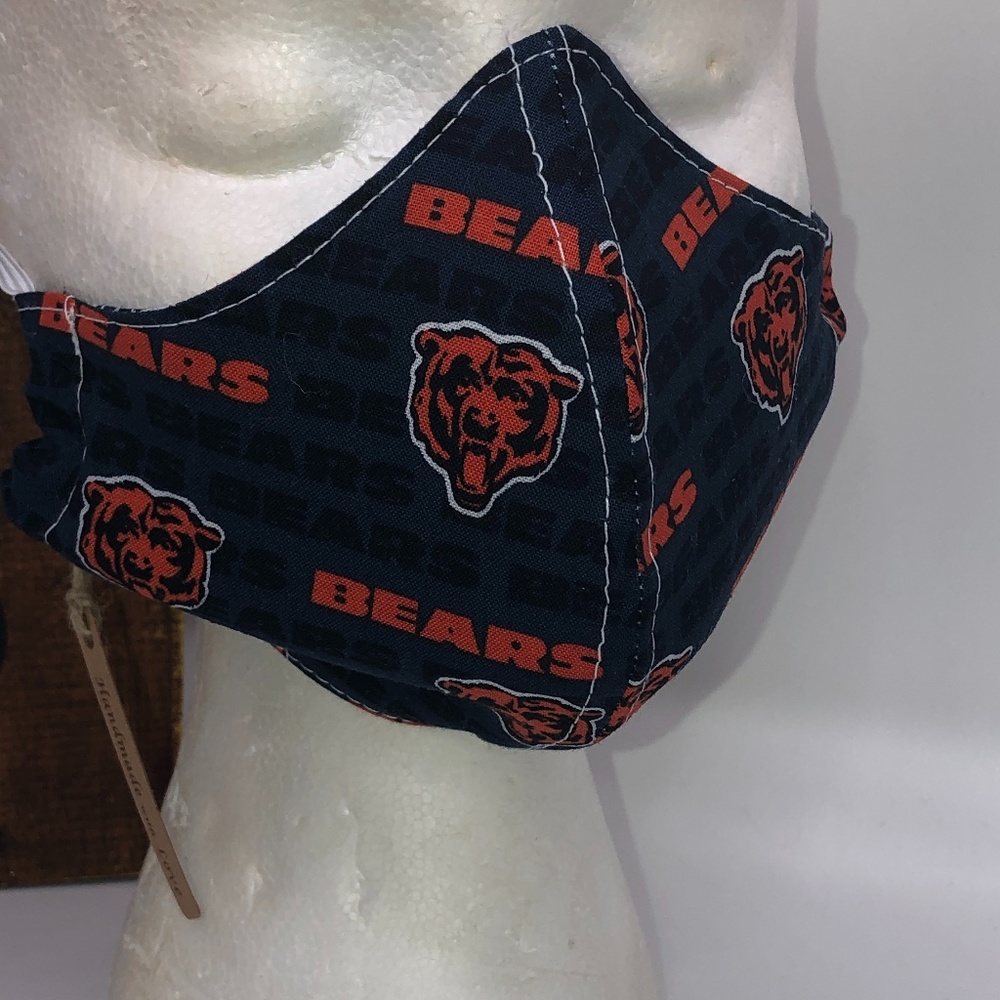 Unisex BEARS Handmade 100% Cotton Face Mask ~New!